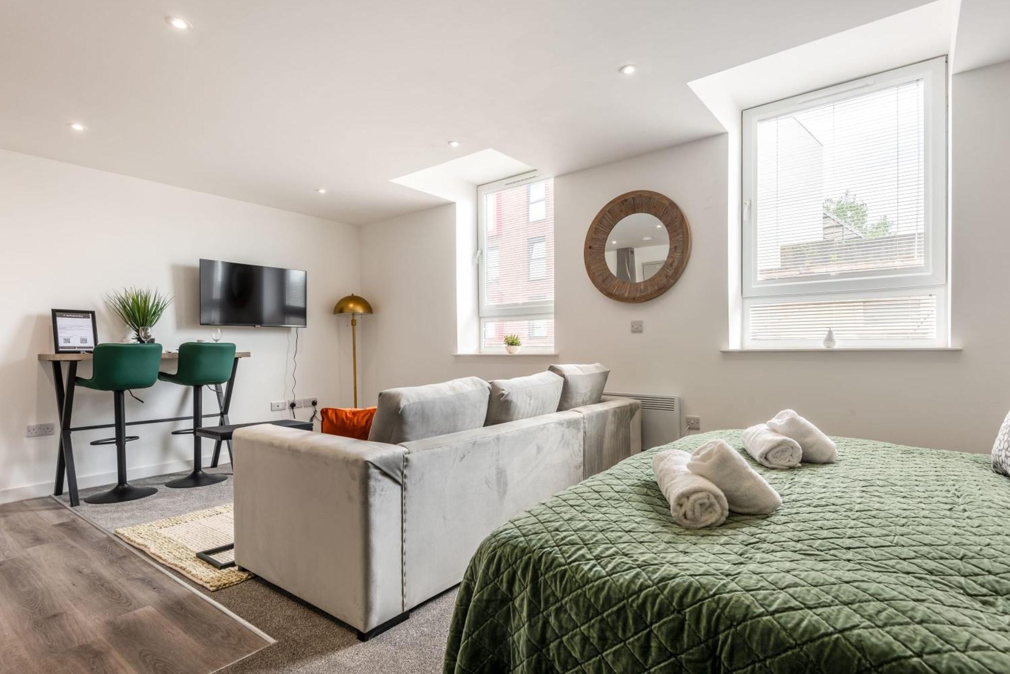 Contemporary 1 Bed Central Rotherham Studio 외부 사진